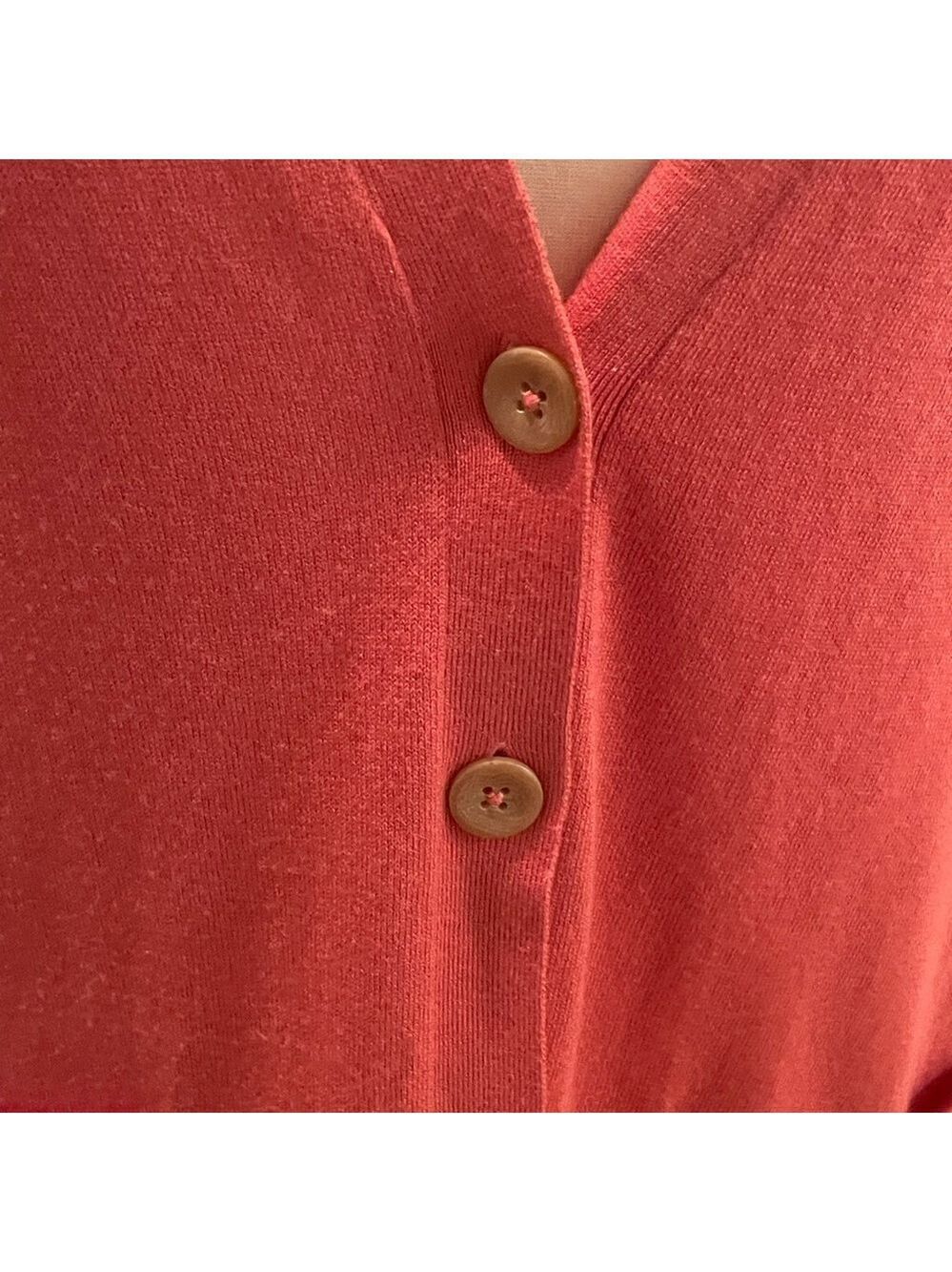 J.Jill Women's Coral Cardigan Sweater - Picture 2 of 6